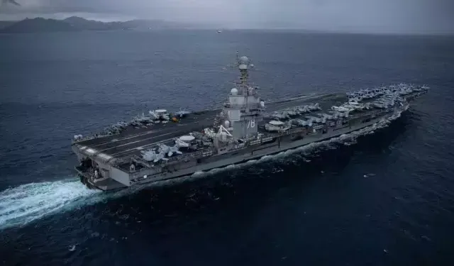 ABD'nin Dev Uçak Gemisi Türkiye'nin Yanı Başında