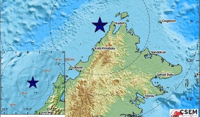 Malezya’da 7,1 Büyüklüğünde Deprem