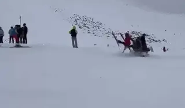 Hesarek Kayak Merkezi’nde Çarpışma: 6 Kişi Yaralandı