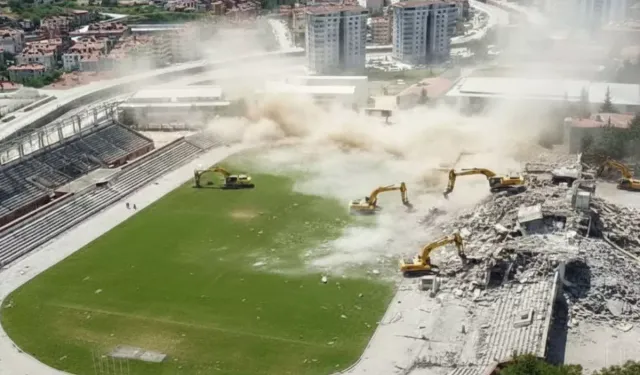 Tokat’ta 41 Yıllık Stat Yıkılıyor