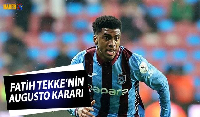 Derbi Öncesi Fatih Tekke'nin Augusto Kararı