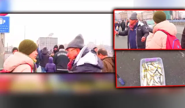 Galata Köprüsü’nde Vegan Kadının Balık Tepkisi Gündem Oldu