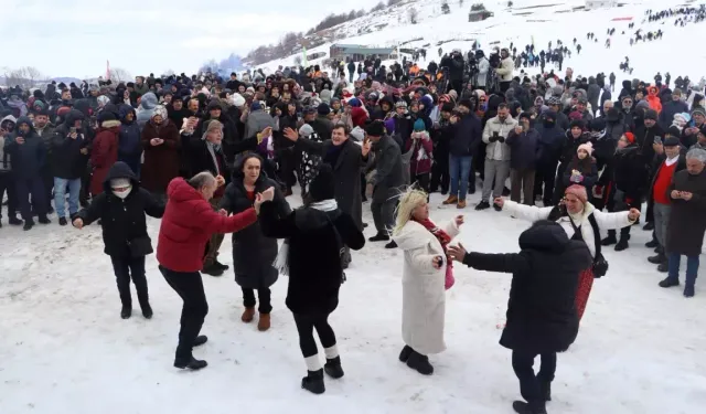 Argan Yaylası Kar Festivali Renkli Görüntülere Sahne Oldu