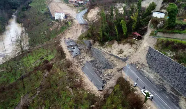 Ordu Perşembe'de Sağanak 10 Heyelana Yol Açtı