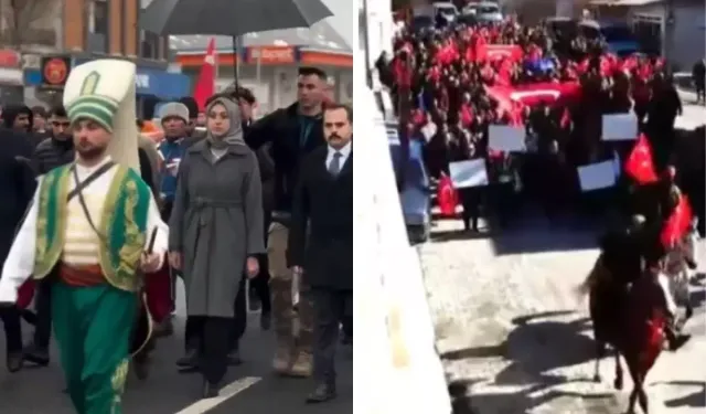 Tercan’da Kaymakam Duman’a Destek Yürüyüşü