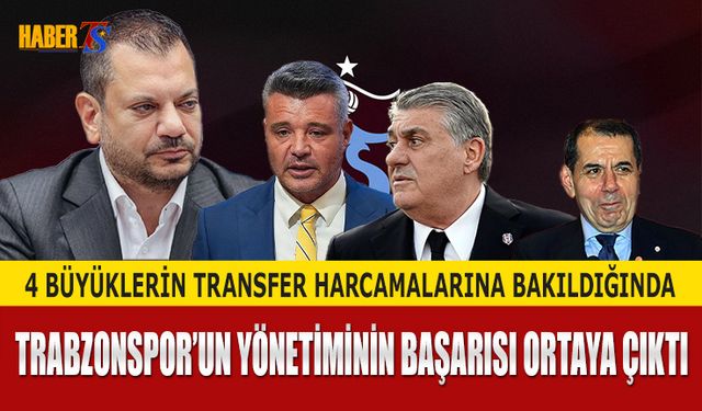 Süper Lig’de Harcama Tablosu: Trabzonspor Fark Yarattı