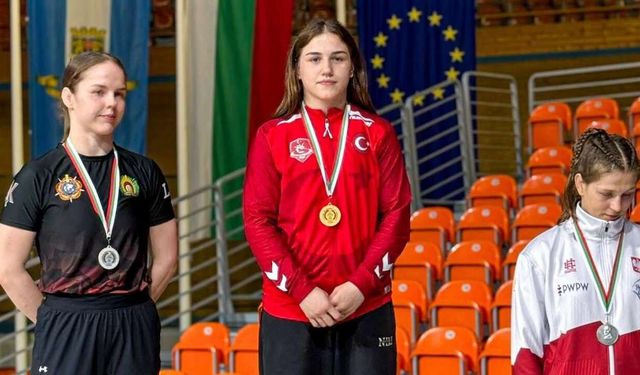 Trabzonlu Beyzanur Akkuş Bulgaristan’da Altın Kazandı