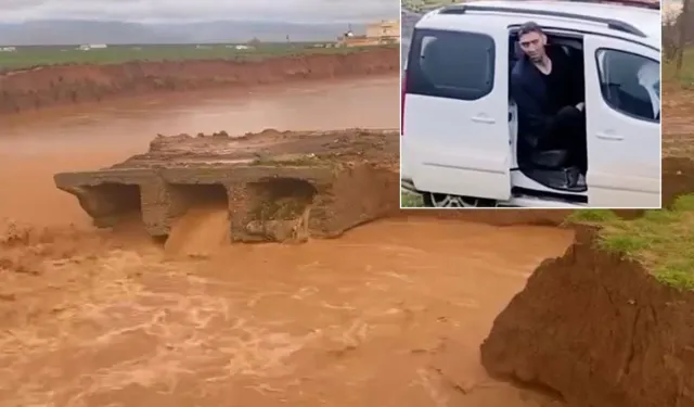 Mardin’de Sel Köprüyü Yıktı Sultan Kösen Yolda Kaldı