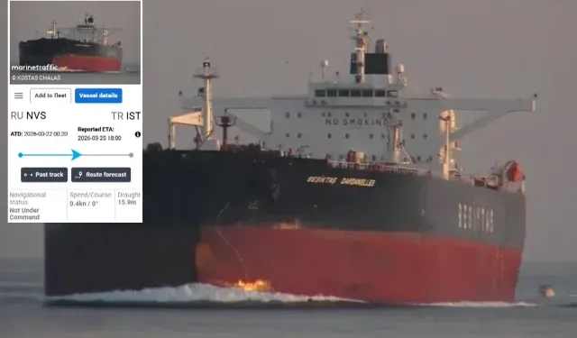 Karadeniz’de Tanker Patladı Bakan Uyardı