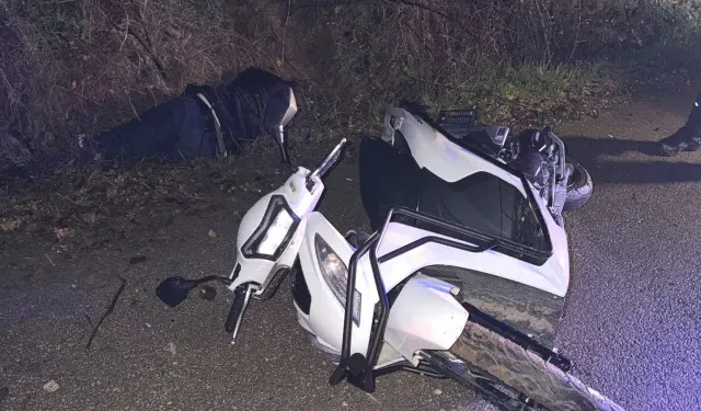 İnegölde Motosiklet Kazası Sürücü Hayatını Kaybetti