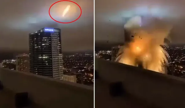 İsrail’de Patlama Görüntüsü Gündem Oldu