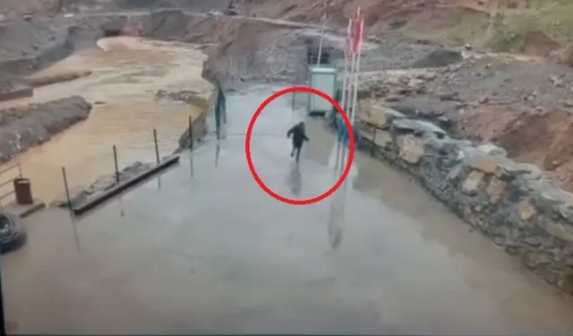 Şırnak’ta Sel Sularından Son Anda Kurtuldu