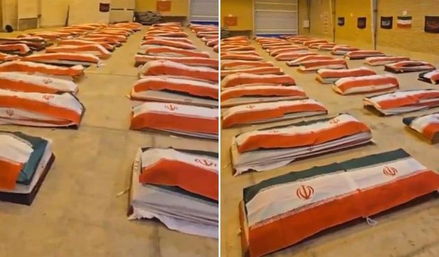 İranlı Denizciler İçin Duygusal Cenaze Töreni