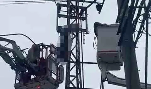 Bursa’da Elektrik Direğine Çıkan Kişi Akıma Kapıldı