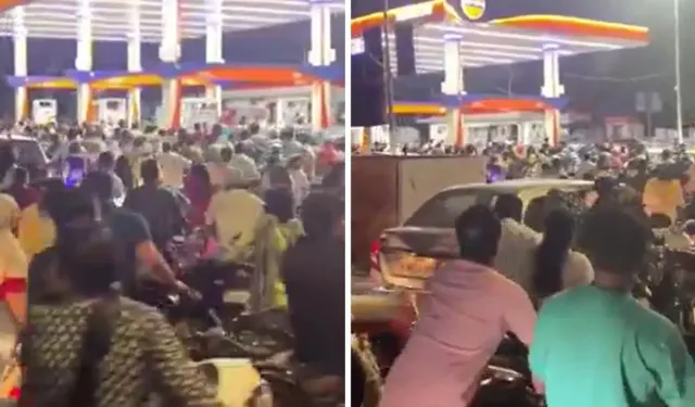 Hindistanda Petrol Krizi Halk İstasyonlara Akın Etti