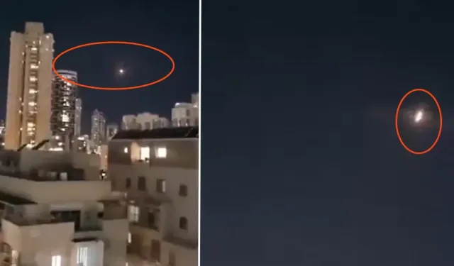 İran Tel Aviv’e Yeni Füze Saldırısı Başlattı