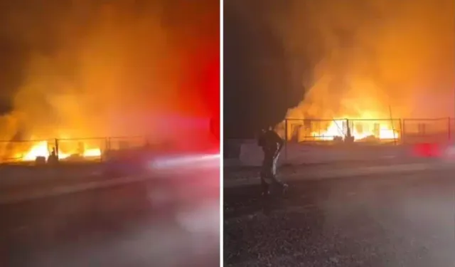 İran'ın Füzesi İsrail'i Yangın Yerine Çevirdi