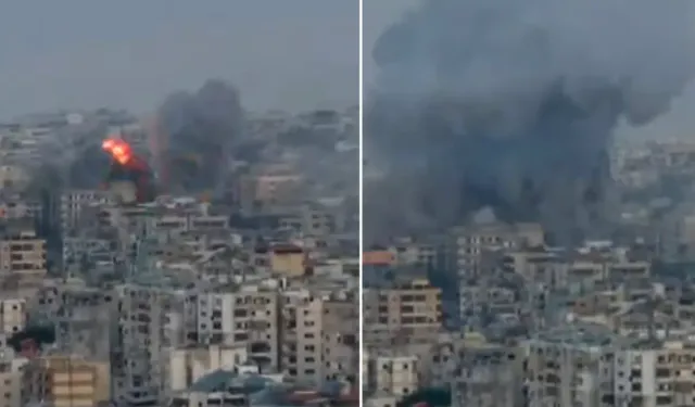 Israil Beyrut'a Hava Saldirisi Duzenledi