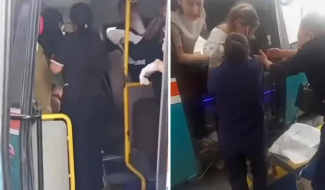 İzmir’de Dolmuşta Doğum Şoför Hastaneye Yetiştirdi