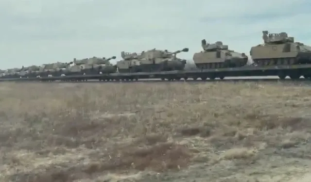 ABD Tank Sevkiyatı Görüntüsü İran Savaşı İddialarını Artırdı