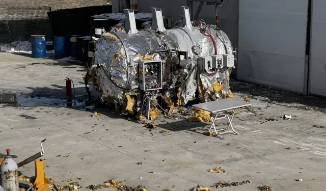 Kayseri İncesu'da Fabrikada Gaz Tankı Patladı