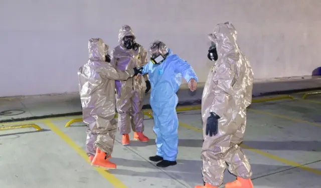 Samsun’da Şehir Hastanesinde KBRN Tatbikatı