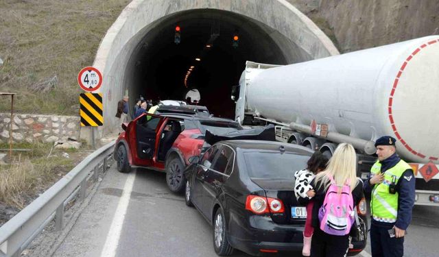 Samsun Havza’da 6 Araçlı Zincirleme Kaza