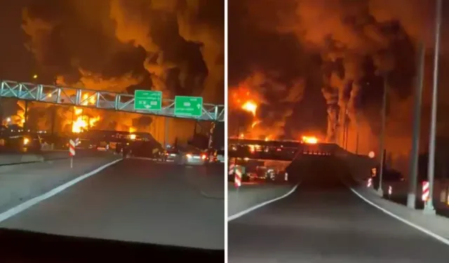 Tahran’da Şiddetli Patlamalar Şehirde Yangın Çıktı