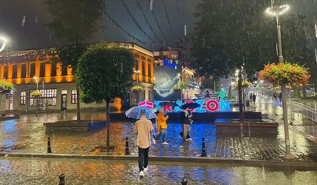 Trabzon’da Bir Hafta Boyunca Yağmur Bekleniyor