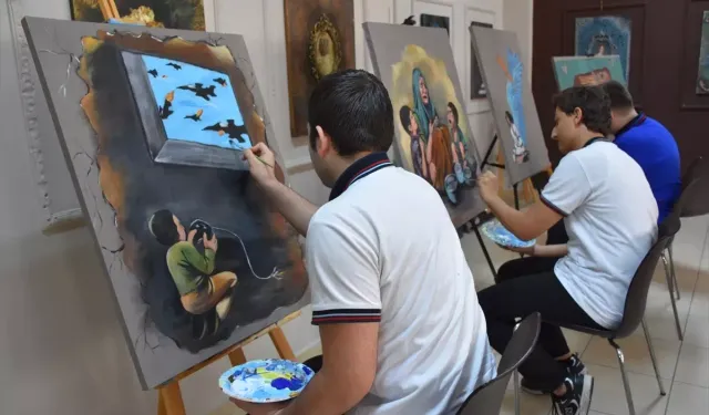 Trabzon’da Savaşın Çocukları Sergisi Hazırlığı