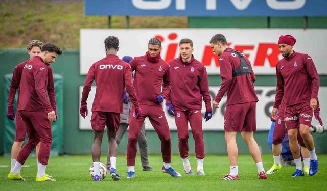 Trabzonspor Galatasaray Maçı Hazırlıklarını Sürdürüyor