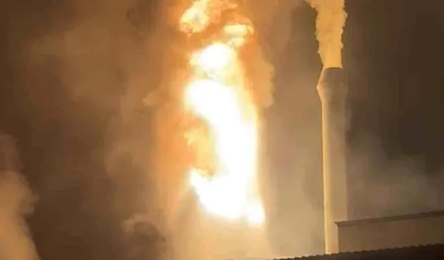 Sakarya’da Fabrikada Patlama Sonrası Yangın