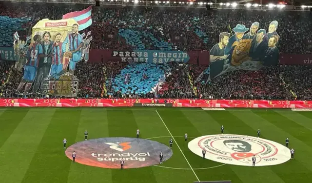Trabzonspor Taraftarından Anlamlı Koreografi