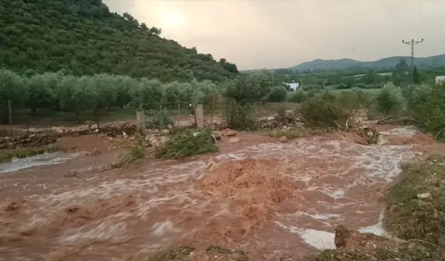 Adana Kozan’da Sağanak ve Dolu Sele Neden Oldu