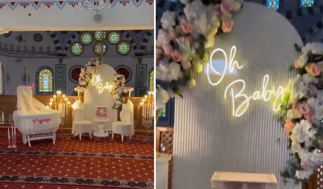 Gölcük’te Camide Yapılan Organizasyon Tepki Çekti