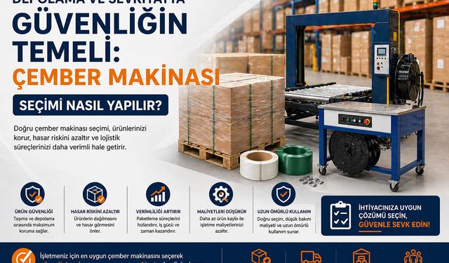Depolama ve Sevkiyatta Güvenliğin Temeli: Çember Makinası Seçimi Nasıl Yapılır?