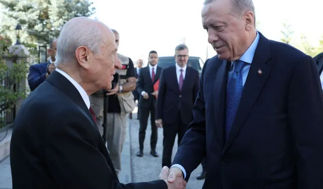 Erdoğan Ve Bahçeli Beştepe’de Kritik Zirvede