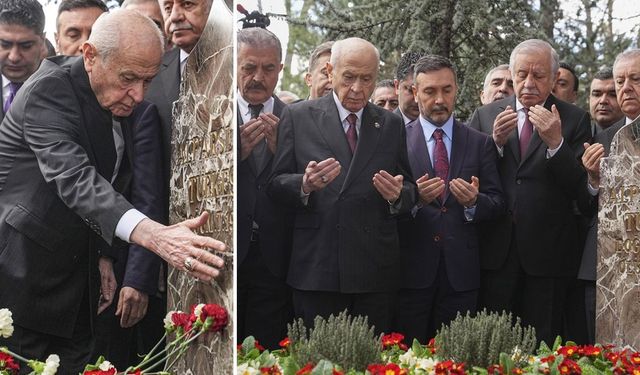 Bahçeli Türkeş’i Kabri Başında Andı