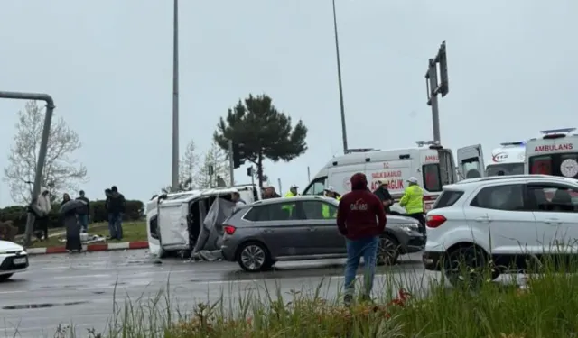 Giresun’da Trafik Kazası 4 Kişi Yaralandı
