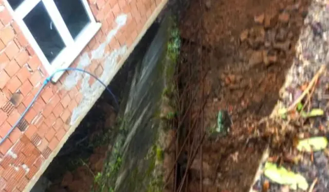 Araklı’da Heyelan Alarmı Ekipler Sahada