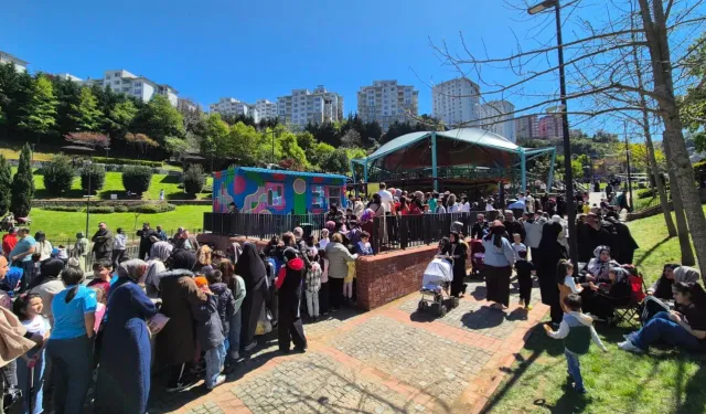 Trabzon’da Macera Parkı Çocuklarla Dolup Taştı