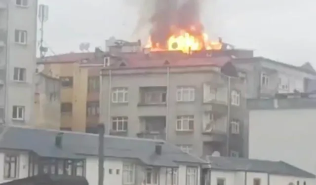 Vakfıkebir’de Çatı Yangını Korkuttu