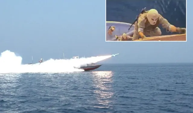 İran DMO’dan Hürmüz’de Gemilere Operasyon Görüntüsü