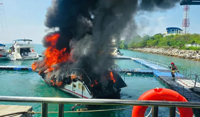 Teknede Patlama Sonrası Alevlere Teslim Oldu:1 ölü, 5 yaralı