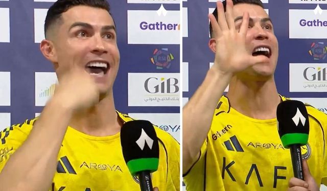 Ronaldo’nun Tepkisi Maça Damga Vurdu