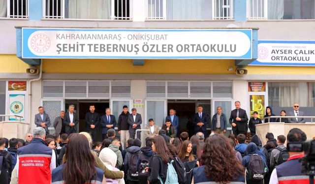 Kahramanmaraş’ta Öğrenciler Hüzünle Ders Başına Döndü