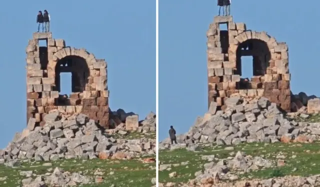 Şanlıurfa’da Tarihi Yapıda Halay Tepkisi