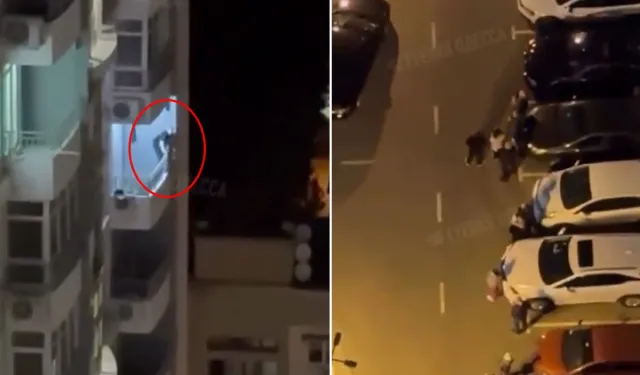Balkondan Kaçış Girişimi Kameralara Yansıdı