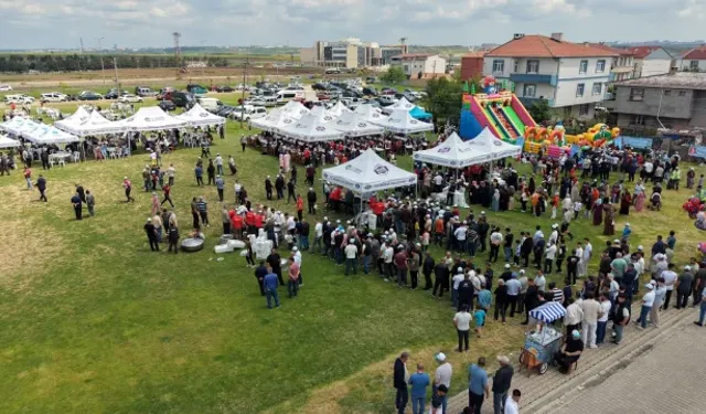 Tekirdağ’da Keşkek Şöleni! 2 Ton Yemek Tükendi