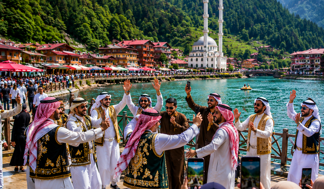 Uzungöl'deki Görüntüler Tartışma Yarattı